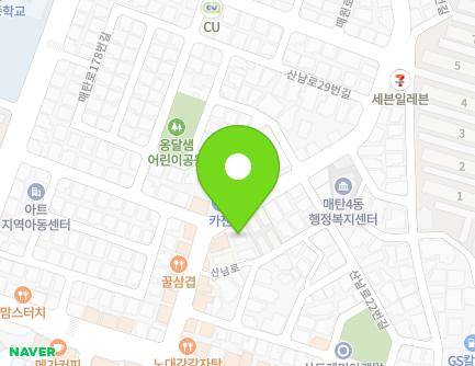 14 Sannam-ro, Yeongtong-gu, Suwon-si, Gyeonggi-do, Republic of Korea Map