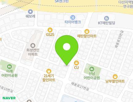 99 Sannam-ro, Yeongtong-gu, Suwon-si, Gyeonggi-do, Republic of Korea Map