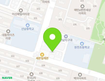 93-7 Maeyeong-ro, Yeongtong-gu, Suwon-si, Gyeonggi-do, Republic of Korea Map