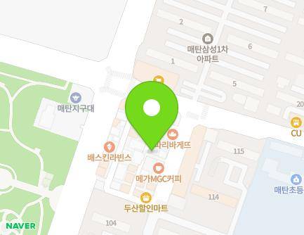 6-11 Ingye-ro 220beon-gil, Yeongtong-gu, Suwon-si, Gyeonggi-do, Republic of Korea Map