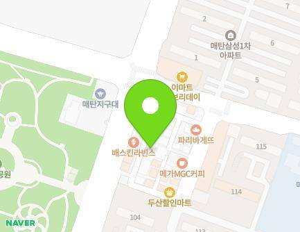 6-45 Ingye-ro 220beon-gil, Yeongtong-gu, Suwon-si, Gyeonggi-do, Republic of Korea Map
