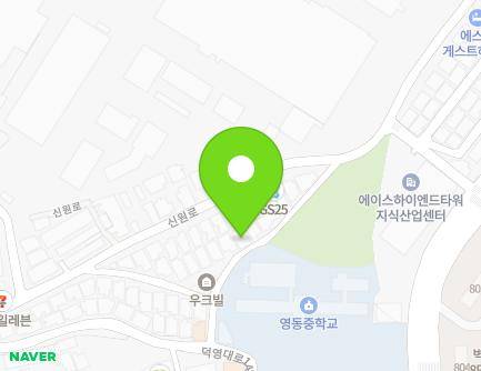22 Sinwon-ro 136beon-gil, Yeongtong-gu, Suwon-si, Gyeonggi-do, Republic of Korea Map