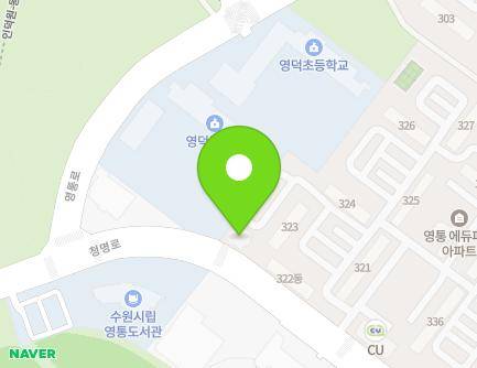 142 Cheongmyeong-ro, Yeongtong-gu, Suwon-si, Gyeonggi-do, Republic of Korea Map