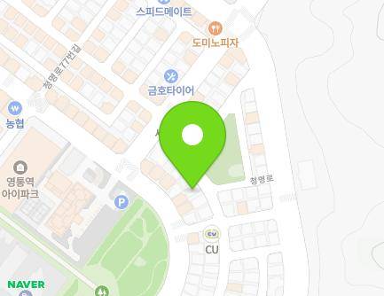 28 Cheongmyeong-ro 59beon-gil, Yeongtong-gu, Suwon-si, Gyeonggi-do, Republic of Korea Map