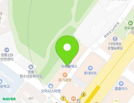 7 Maeyeong-ro 345beon-gil, Yeongtong-gu, Suwon-si, Gyeonggi-do, Republic of Korea Map