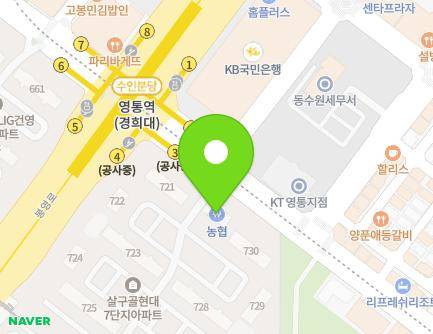 368 Maeyeong-ro, Yeongtong-gu, Suwon-si, Gyeonggi-do, Republic of Korea Map