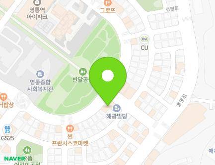 19 Cheongmyeong-ro 21beon-gil, Yeongtong-gu, Suwon-si, Gyeonggi-do, Republic of Korea Map