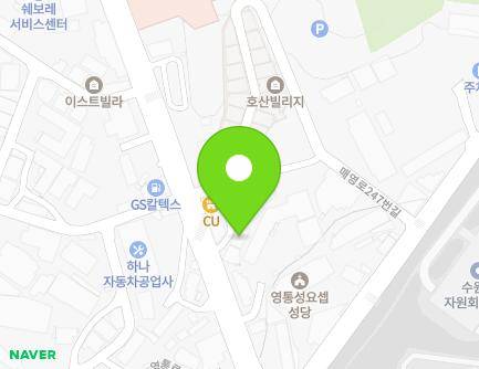 253-4 Maeyeong-ro, Yeongtong-gu, Suwon-si, Gyeonggi-do, Republic of Korea Map