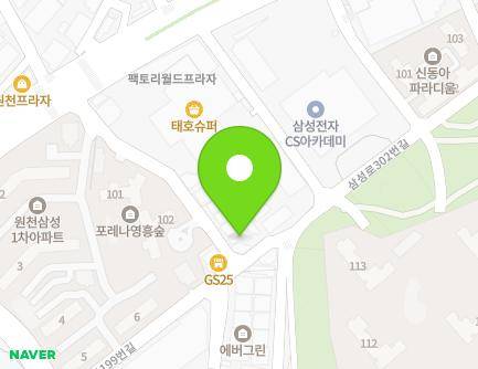 35 Samsung-ro 268beon-gil, Yeongtong-gu, Suwon-si, Gyeonggi-do, Republic of Korea Map