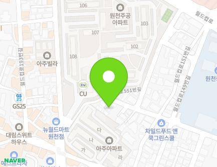 65-1 Dongsuwon-ro 551beon-gil, Yeongtong-gu, Suwon-si, Gyeonggi-do, Republic of Korea Map