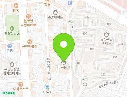 42 World cup-ro 179beon-gil, Yeongtong-gu, Suwon-si, Gyeonggi-do, Republic of Korea Map