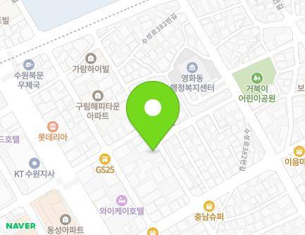 36 Suseong-ro 370beon-gil, Jangan-gu, Suwon-si, Gyeonggi-do, Republic of Korea Map