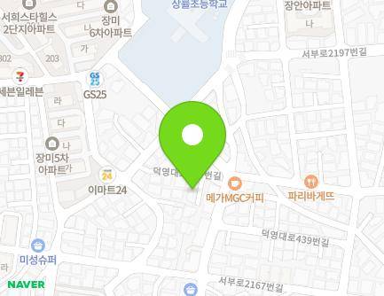 52-16 Deogyeong-daero 417beon-gil, Jangan-gu, Suwon-si, Gyeonggi-do, Republic of Korea Map