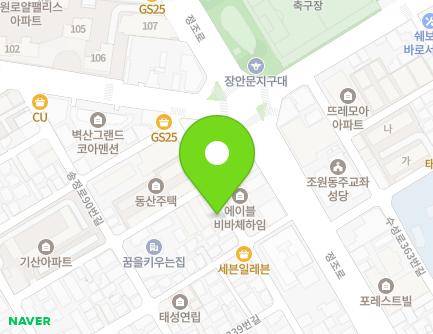 22 Songjeong-ro 104beon-gil, Jangan-gu, Suwon-si, Gyeonggi-do, Republic of Korea Map