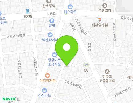 13 Gohwa-ro 31beon-gil, Paldal-gu, Suwon-si, Gyeonggi-do, Republic of Korea Map