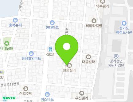 9-14 Gohwa-ro 52beon-gil, Paldal-gu, Suwon-si, Gyeonggi-do, Republic of Korea Map