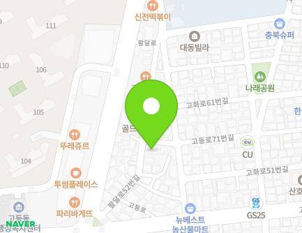 19-5 Godeung-ro 59beon-gil, Paldal-gu, Suwon-si, Gyeonggi-do, Republic of Korea Map