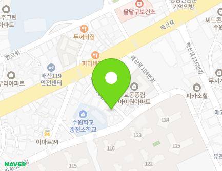 16 Maesan-ro 96beon-gil, Paldal-gu, Suwon-si, Gyeonggi-do, Republic of Korea Map