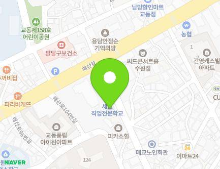 18 Maesan-ro 116beon-gil, Paldal-gu, Suwon-si, Gyeonggi-do, Republic of Korea Map