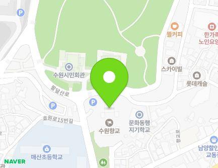 107-9 Hyanggyo-ro, Paldal-gu, Suwon-si, Gyeonggi-do, Republic of Korea Map