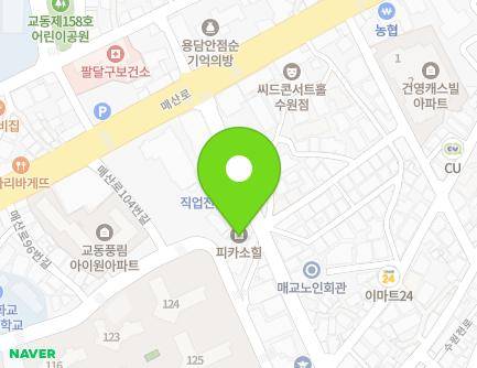 24 Maesan-ro 116beon-gil, Paldal-gu, Suwon-si, Gyeonggi-do, Republic of Korea Map