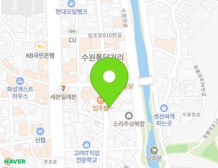 36 Paldalmun-ro 3beon-gil, Paldal-gu, Suwon-si, Gyeonggi-do, Republic of Korea Map