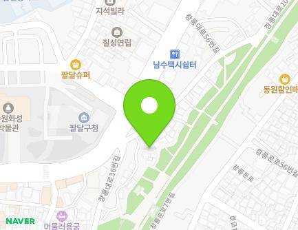 4-3 Changnyong-daero 38beon-gil, Paldal-gu, Suwon-si, Gyeonggi-do, Republic of Korea Map