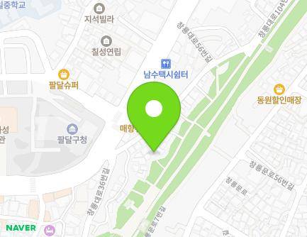 12-3 Changnyong-daero 38beon-gil, Paldal-gu, Suwon-si, Gyeonggi-do, Republic of Korea Map