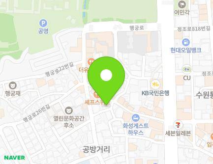 16-15 Jeongjo-ro 795beon-gil, Paldal-gu, Suwon-si, Gyeonggi-do, Republic of Korea Map