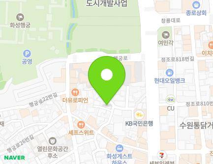 17-6 Jeongjo-ro 805beon-gil, Paldal-gu, Suwon-si, Gyeonggi-do, Republic of Korea Map