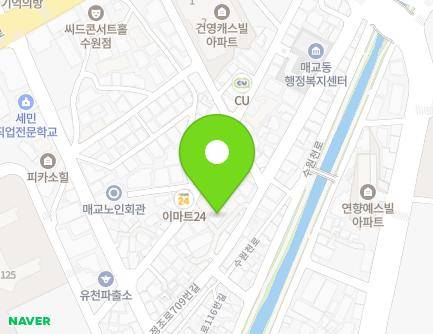 42-6 Jeongjo-ro 709beon-gil, Paldal-gu, Suwon-si, Gyeonggi-do, Republic of Korea Map
