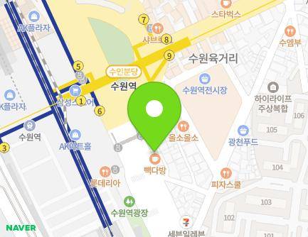 931 Deogyeong-daero, Paldal-gu, Suwon-si, Gyeonggi-do, Republic of Korea Map