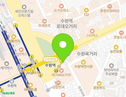 923-2 Deogyeong-daero, Paldal-gu, Suwon-si, Gyeonggi-do, Republic of Korea Map