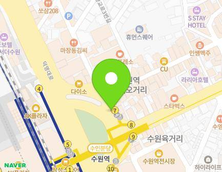 913-2 Deogyeong-daero, Paldal-gu, Suwon-si, Gyeonggi-do, Republic of Korea Map