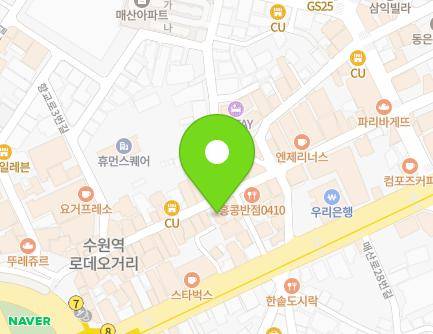 16-1 Hyanggyo-ro, Paldal-gu, Suwon-si, Gyeonggi-do, Republic of Korea Map
