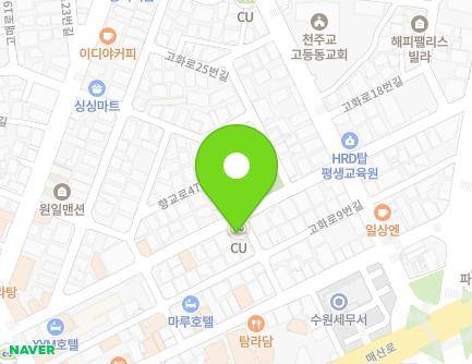13 Hyanggyo-ro 57beon-gil, Paldal-gu, Suwon-si, Gyeonggi-do, Republic of Korea Map