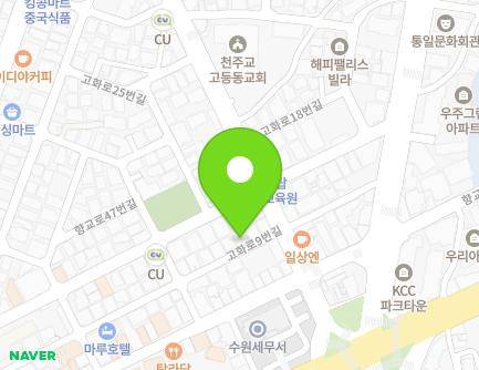 6 Gohwa-ro 9beon-gil, Paldal-gu, Suwon-si, Gyeonggi-do, Republic of Korea Map