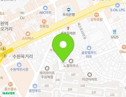 46-2 Ganmaesan-ro 25beon-gil, Paldal-gu, Suwon-si, Gyeonggi-do, Republic of Korea Map