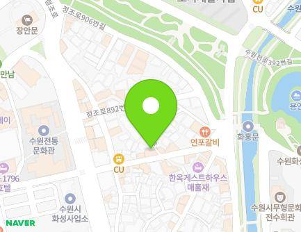 19-3 Jeongjo-ro 886beon-gil, Paldal-gu, Suwon-si, Gyeonggi-do, Republic of Korea Map