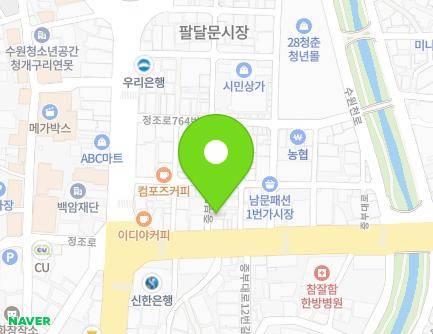 4 Jungbu-daero 7beon-gil, Paldal-gu, Suwon-si, Gyeonggi-do, Republic of Korea Map