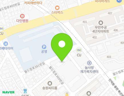 9-6 World cup-ro 381beon-gil, Paldal-gu, Suwon-si, Gyeonggi-do, Republic of Korea Map