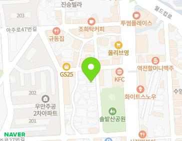 10-19 Aju-ro 27beon-gil, Paldal-gu, Suwon-si, Gyeonggi-do, Republic of Korea 10-19 Aju-ro 27beon-gil, Paldal-gu, Suwon-si, Gyeonggi-do, Republic of Korea Map