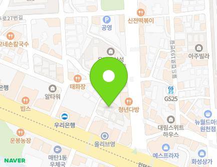 245-14 Jungbu-daero, Paldal-gu, Suwon-si, Gyeonggi-do, Republic of Korea Map