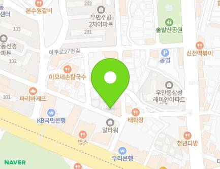 77 Gwongwang-ro 340beon-gil, Paldal-gu, Suwon-si, Gyeonggi-do, Republic of Korea Map