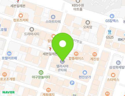 27-10 Ingye-ro 124beon-gil, Paldal-gu, Suwon-si, Gyeonggi-do, Republic of Korea Map