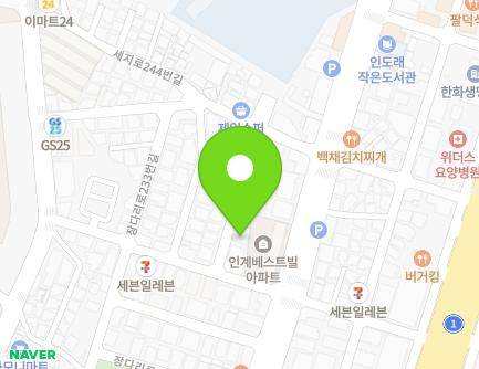 12-8 Jangdari-ro 233beon-gil, Paldal-gu, Suwon-si, Gyeonggi-do, Republic of Korea Map