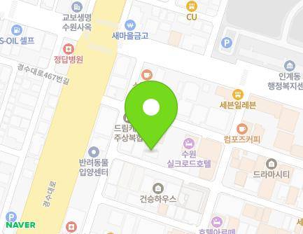 27-9 Ingye-ro 94beon-gil, Paldal-gu, Suwon-si, Gyeonggi-do, Republic of Korea Map