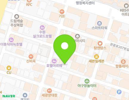 39-9 Ingye-ro 108beon-gil, Paldal-gu, Suwon-si, Gyeonggi-do, Republic of Korea Map