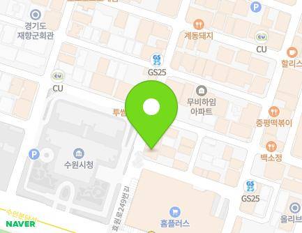 18-1 Hyowon-ro 249beon-gil, Paldal-gu, Suwon-si, Gyeonggi-do, Republic of Korea Map