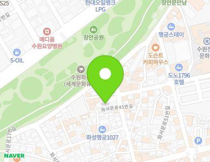23-6 Hwaseomun-ro 45beon-gil, Paldal-gu, Suwon-si, Gyeonggi-do, Republic of Korea Map